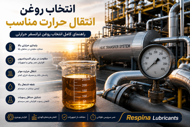 انتخاب روغن انتقال حرارت مناسب