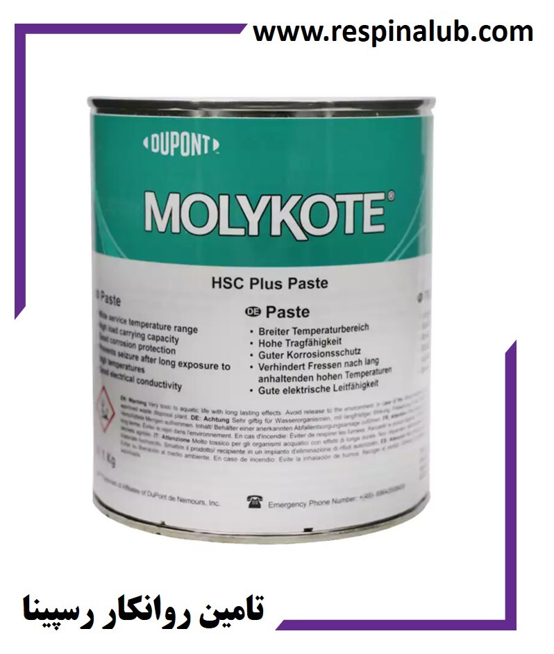 خمیر آنتی سیز پایه مس مولیکوت Molykote HSC Plus